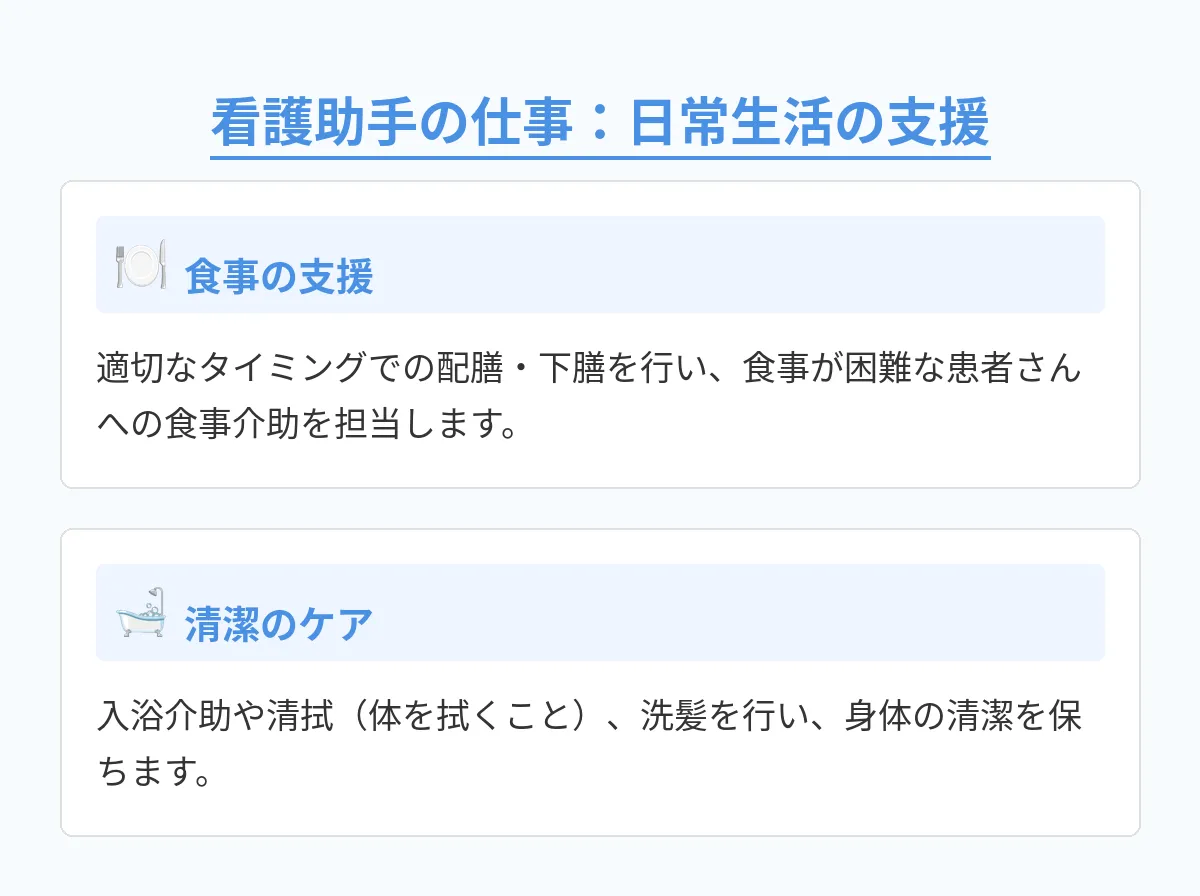 日常生活に関わる業務