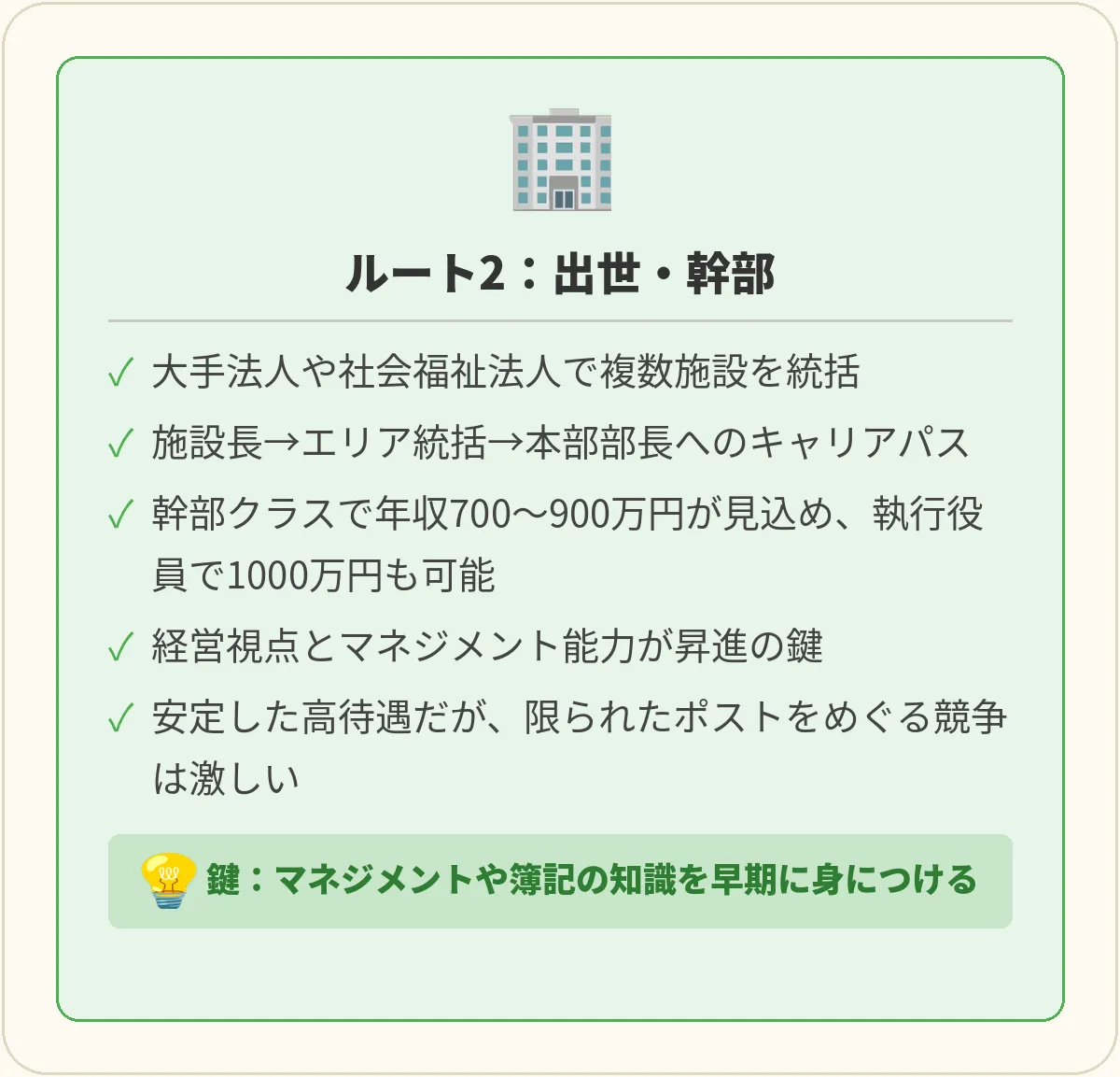 【出世・幹部】大手法人・社会福祉法人のエリアマネージャー