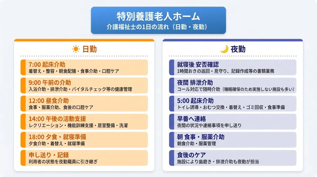 特別養護老人ホーム(特養)|24時間体制のチームケア