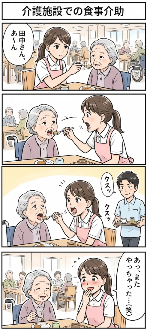 介護職あるある|食事介助編